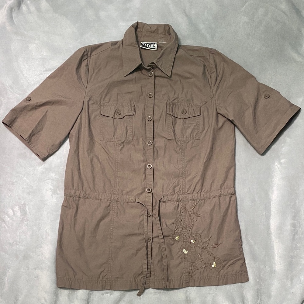 Brown Button Down